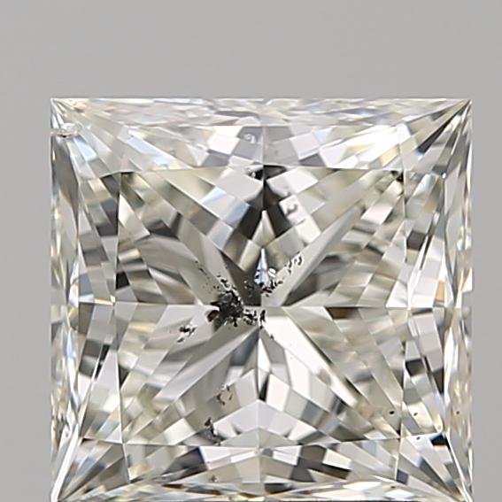 2.01ct K SI2 Rare Carat Ideal Cut Princess Diamond