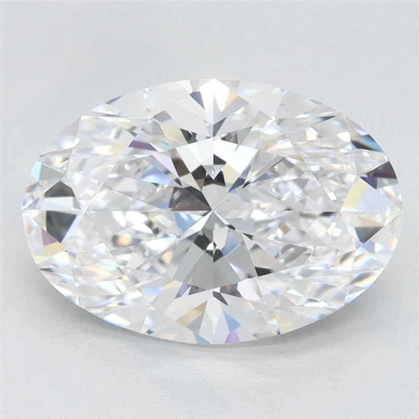 2.61ct D VVS1 Very Good Cut Oval Lab Grown Diamond