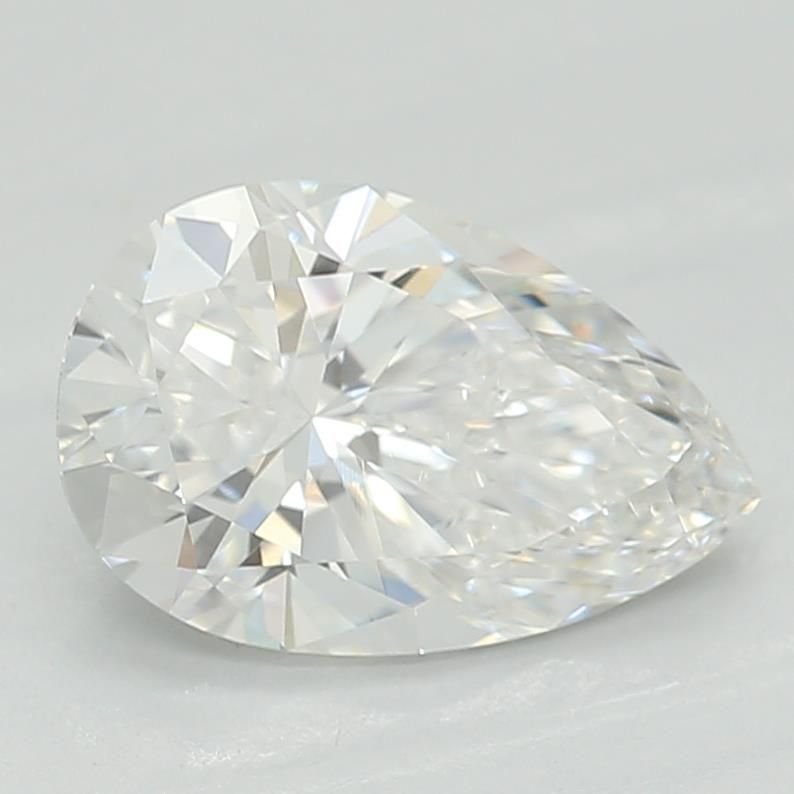 0.80ct D VVS2 Rare Carat Ideal Cut Pear Lab Grown Diamond