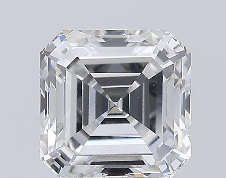 2.53ct F VVS2 Rare Carat Ideal Cut Asscher Lab Grown Diamond