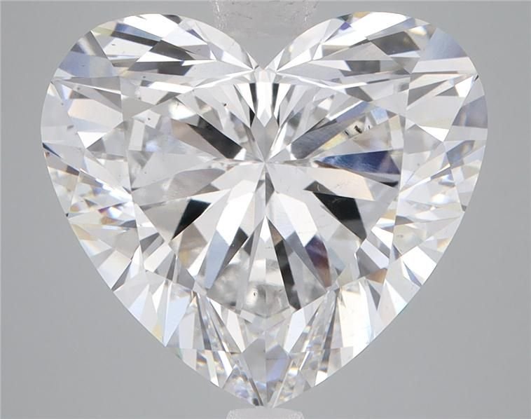 7.76ct F VS2 Rare Carat Ideal Cut Heart Lab Grown Diamond