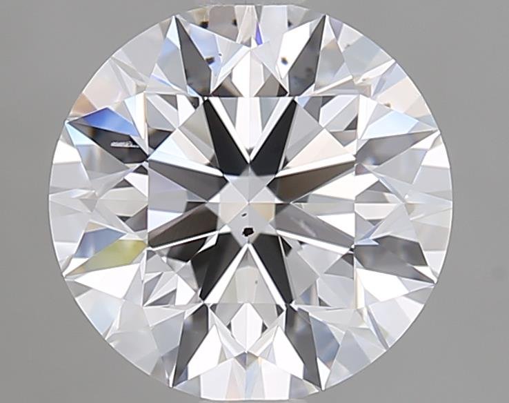 1.72ct D SI1 Rare Carat Ideal Cut Round Diamond