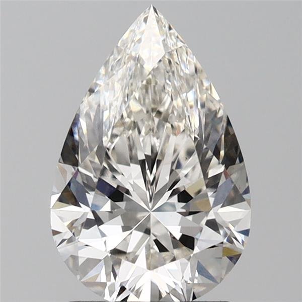 2.05ct H VS1 Rare Carat Ideal Cut Pear Lab Grown Diamond