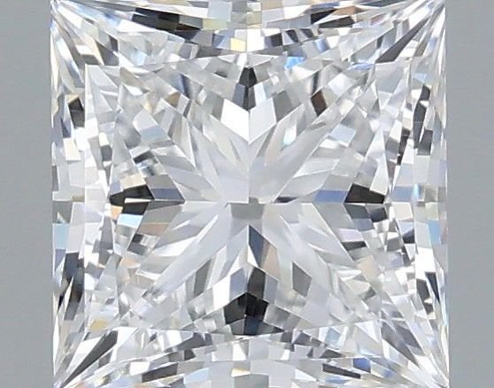 0.78ct D VVS2 Rare Carat Ideal Cut Princess Lab Grown Diamond