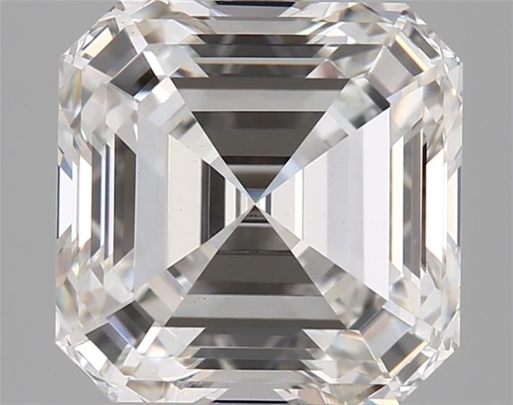 3.78ct H VS1 Rare Carat Ideal Cut Asscher Lab Grown Diamond