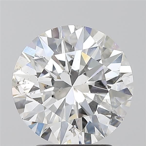 2.51ct G SI2 Rare Carat Ideal Cut Round Diamond
