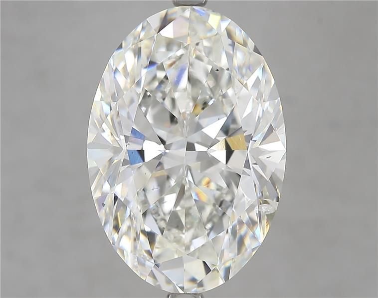 9.01ct I SI1 Rare Carat Ideal Cut Oval Diamond