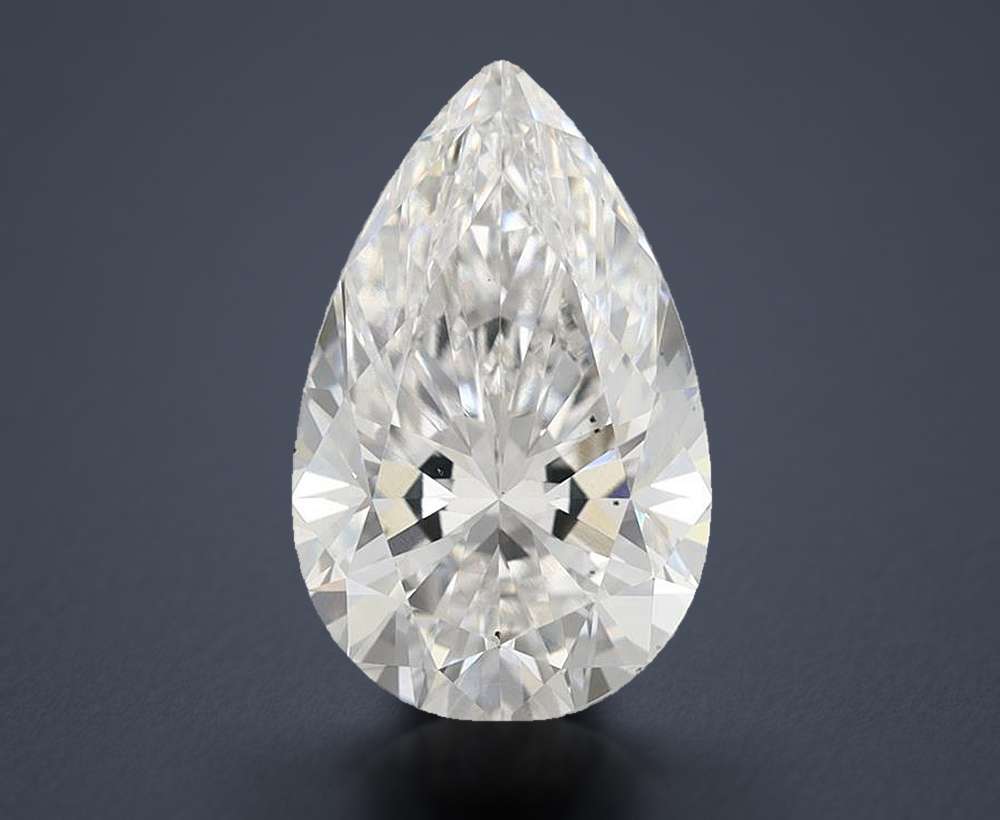 2.88 Carat Pear Lab Diamond