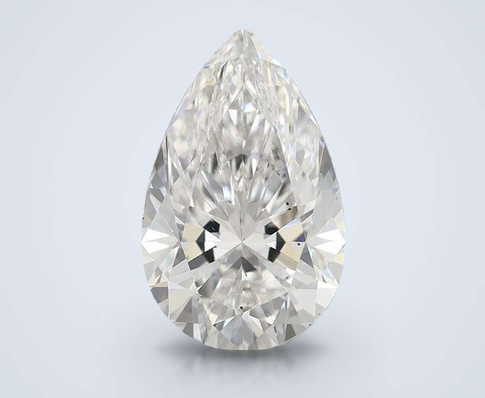 2.88 Carat Pear Lab Diamond