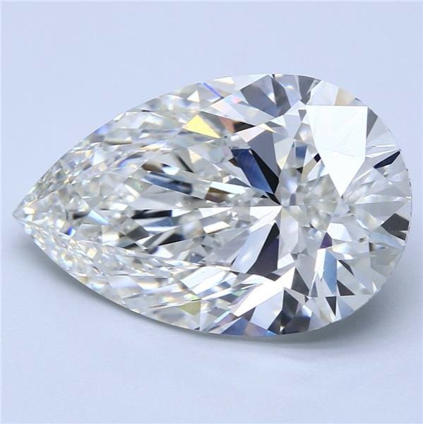 10.83ct G VS1 Excellent Cut Pear Lab Grown Diamond