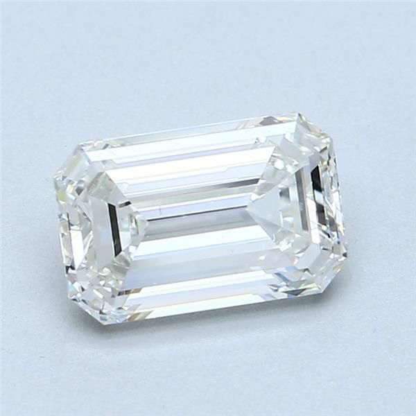 2.08ct I SI1 Rare Carat Ideal Cut Emerald Diamond