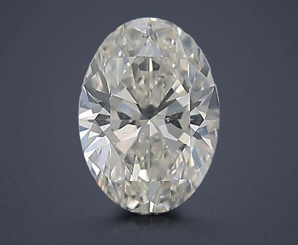 0.96 Carat Oval Natural Diamond