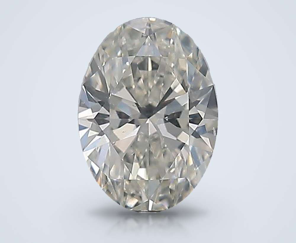 0.96 Carat Oval Natural Diamond