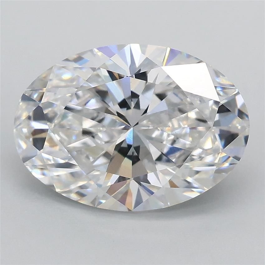 3.09ct D VS1 Rare Carat Ideal Cut Oval Lab Grown Diamond