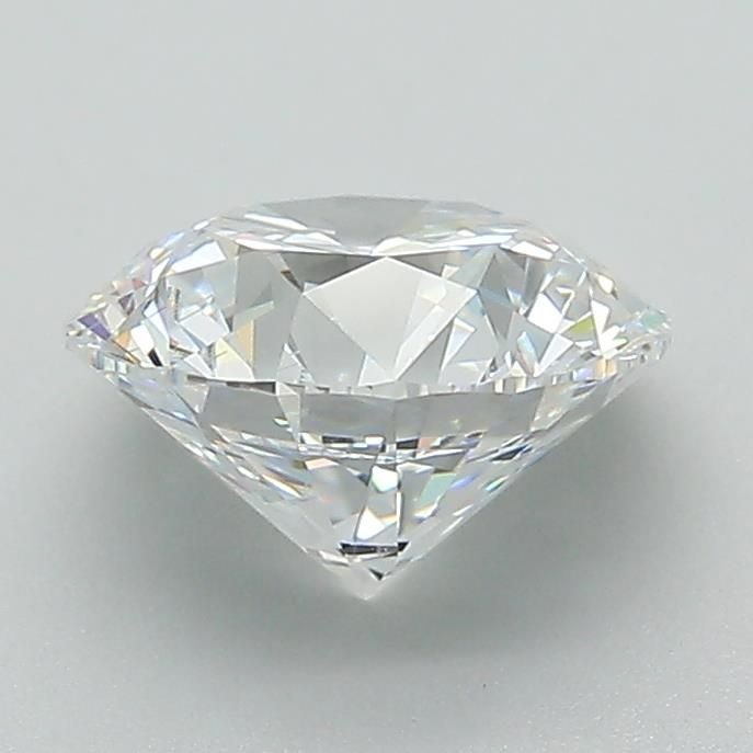 2.01ct D SI1 Rare Carat Ideal Cut Round Lab Grown Diamond