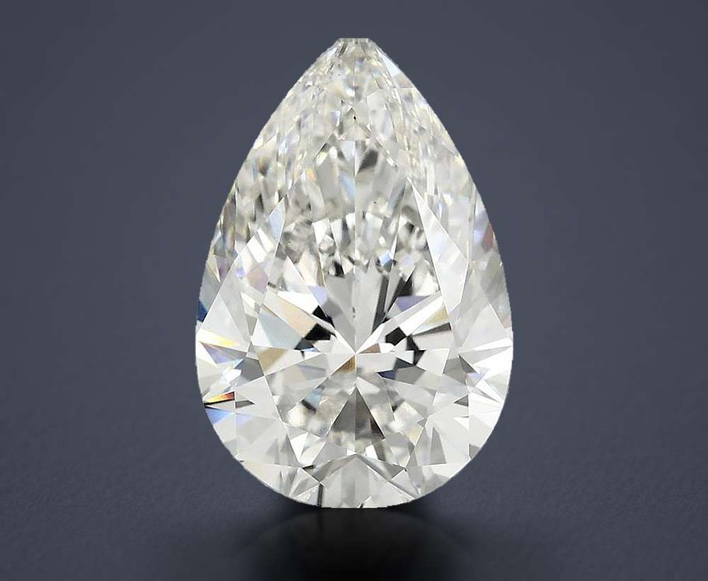 6.01 Carat Pear Lab Diamond