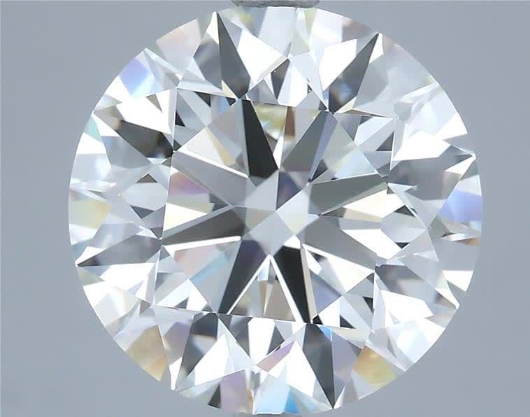 6.15ct I VVS1 Rare Carat Ideal Cut Round Diamond