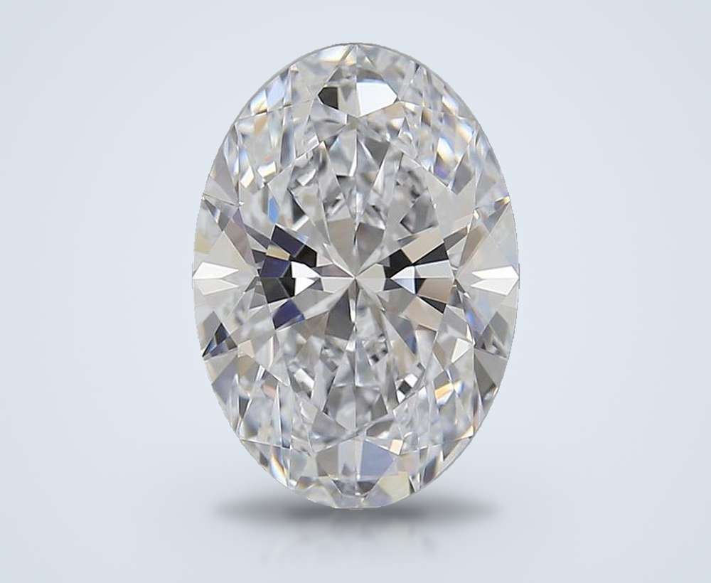 3.74 Carat Oval Lab Diamond