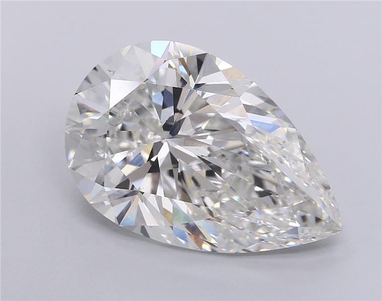 10.32ct F VS1 Rare Carat Ideal Cut Pear Lab Grown Diamond