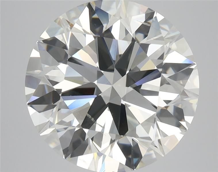 4.95ct K SI1 Rare Carat Ideal Cut Round Diamond