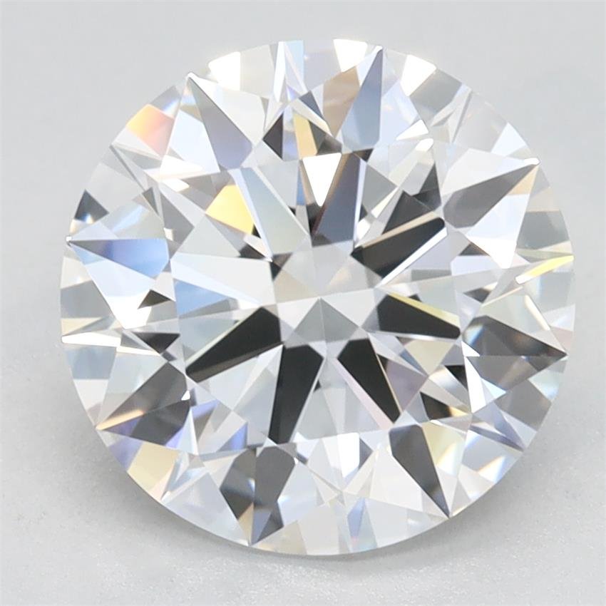 2.51ct D VVS1 Rare Carat Ideal Cut Round Lab Grown Diamond