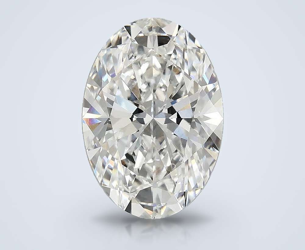 3.85 Carat Oval Lab Diamond