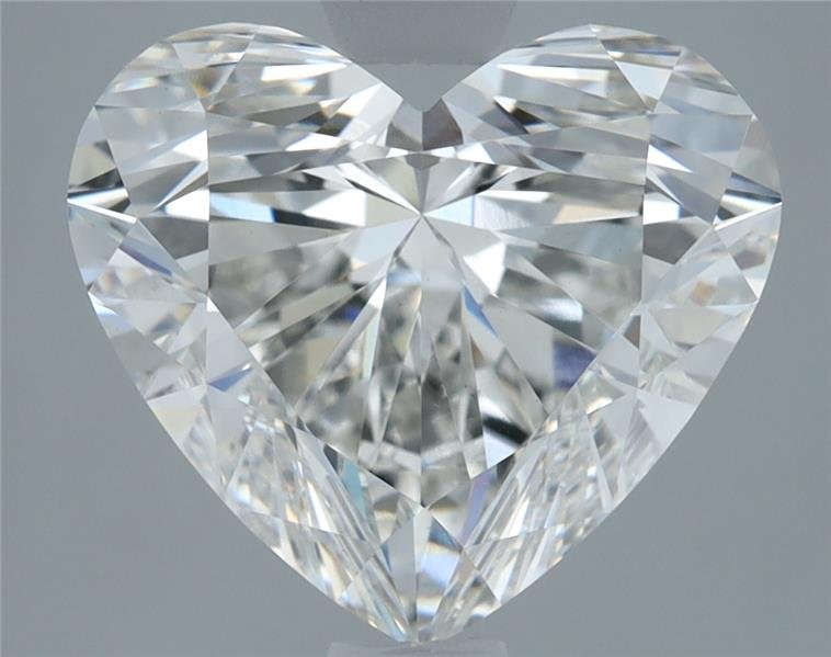 2.46ct G VS1 Rare Carat Ideal Cut Heart Lab Grown Diamond