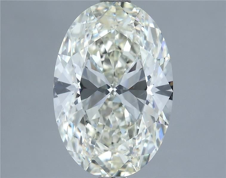 5.01ct J VS2 Rare Carat Ideal Cut Oval Diamond