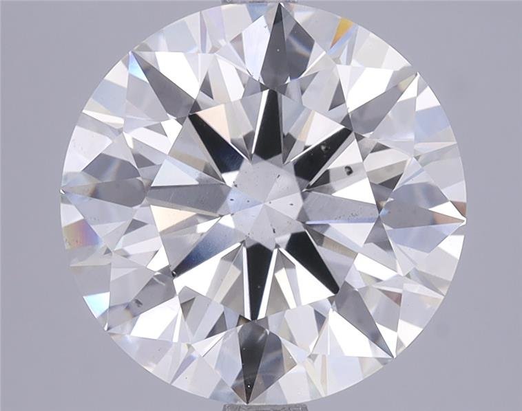 5.08ct H SI1 Rare Carat Ideal Cut Round Lab Grown Diamond