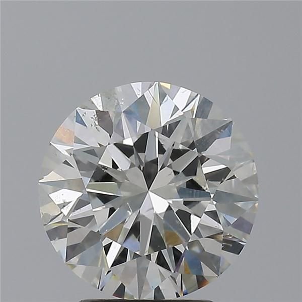 2.55ct H SI2 Rare Carat Ideal Cut Round Diamond