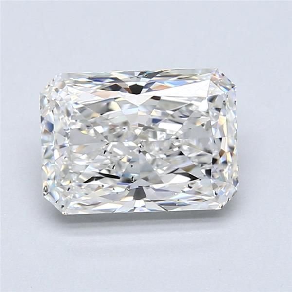 2.31ct F SI1 Rare Carat Ideal Cut Radiant Diamond