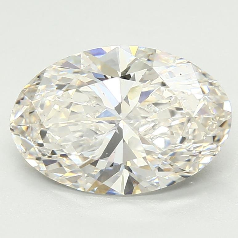 3.01ct H VS1 Rare Carat Ideal Cut Oval Lab Grown Diamond