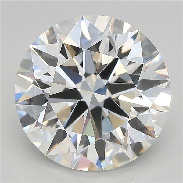 6.33ct F VS1 Rare Carat Ideal Cut Round Lab Grown Diamond