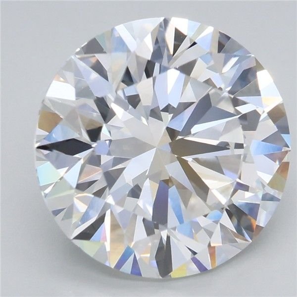 4.06ct F VVS2 Excellent Cut Round Lab Grown Diamond