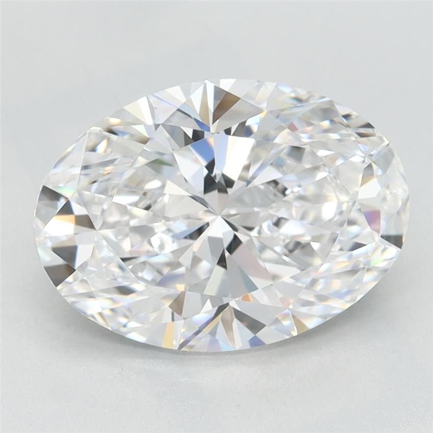 2.71ct D VVS1 Rare Carat Ideal Cut Oval Lab Grown Diamond