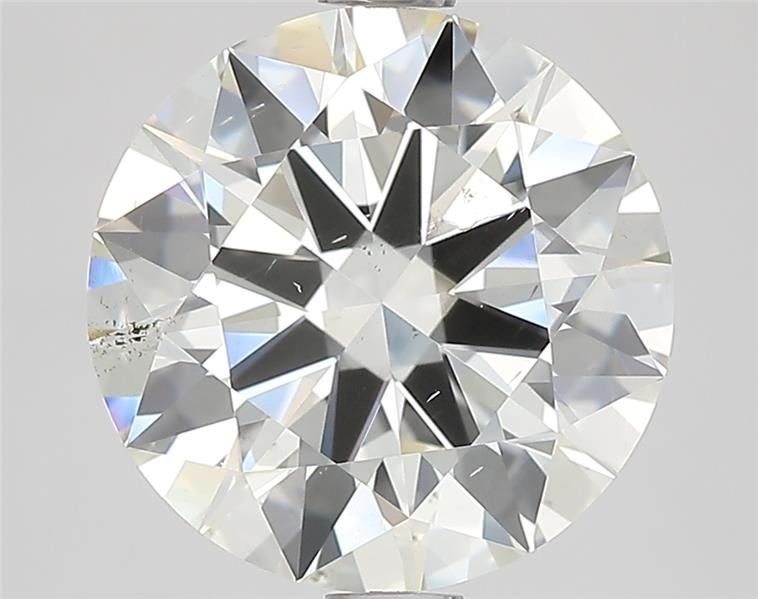 4.01ct I SI1 Rare Carat Ideal Cut Round Diamond