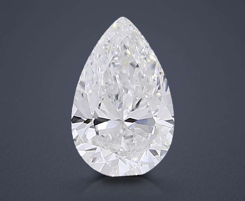 0.50 Carat Pear Lab Diamond