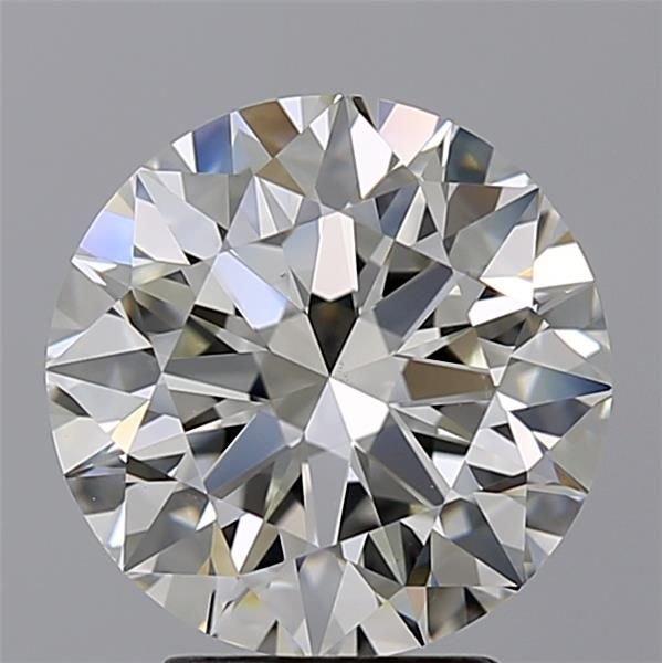 3.80ct H VS2 Rare Carat Ideal Cut Round Diamond