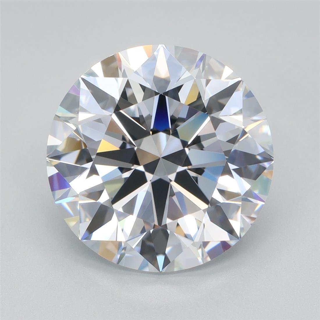 4.02ct F VVS2 Rare Carat Ideal Cut Round Lab Grown Diamond