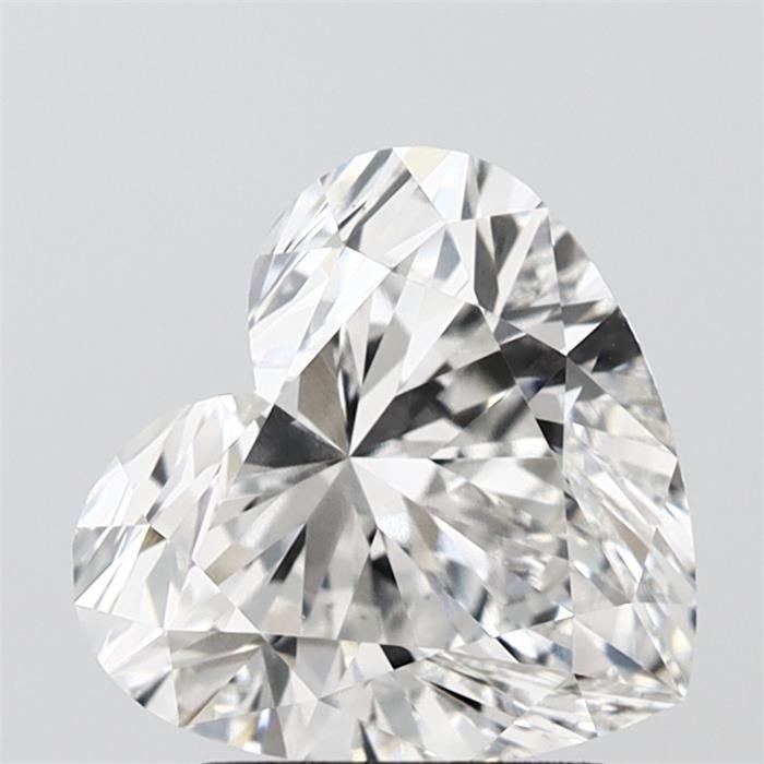2.57ct F VS1 Rare Carat Ideal Cut Heart Lab Grown Diamond