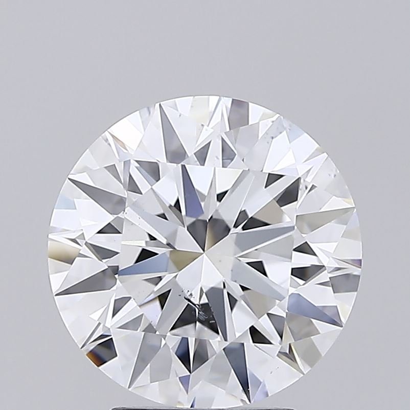 3.03ct D SI1 Rare Carat Ideal Cut Round Lab Grown Diamond