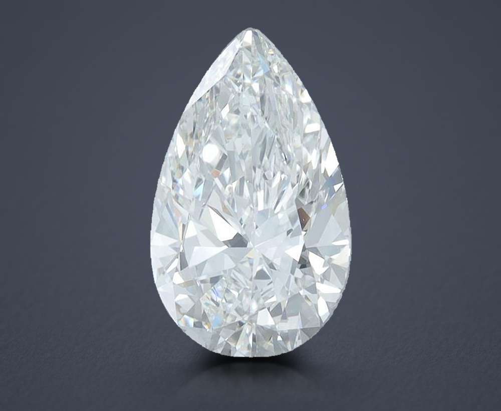 3.00 Carat Pear Lab Diamond