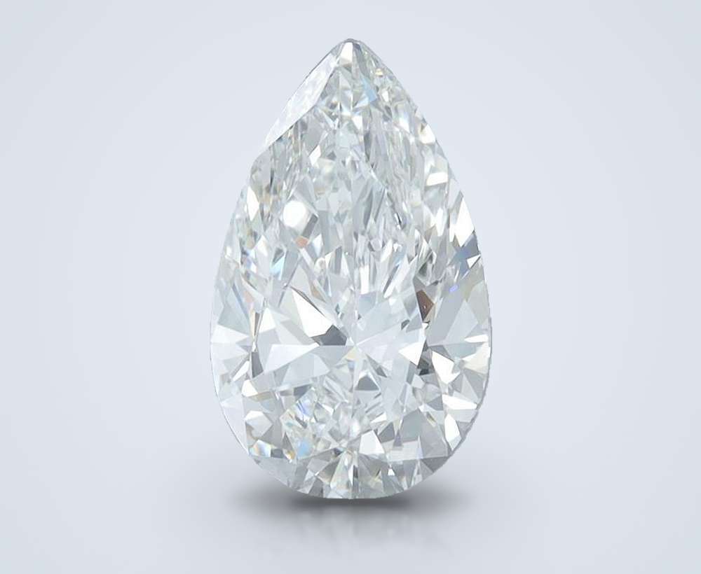 3.00 Carat Pear Lab Diamond