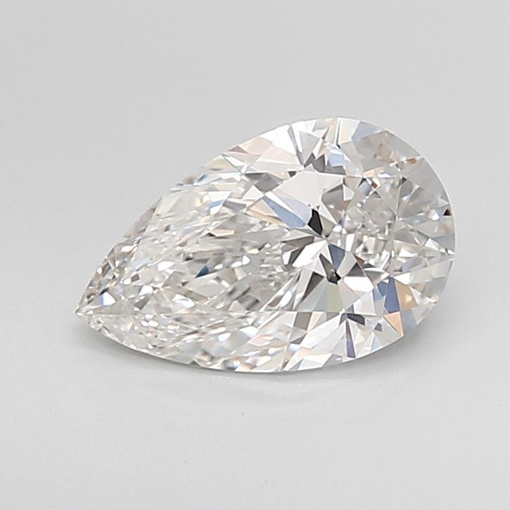 1.74ct F VVS2 Rare Carat Ideal Cut Pear Lab Grown Diamond