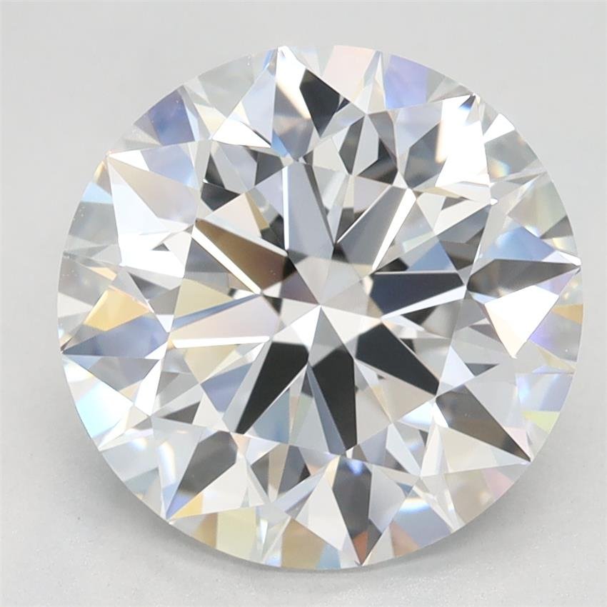 3.43ct D VVS1 Rare Carat Ideal Cut Round Lab Grown Diamond
