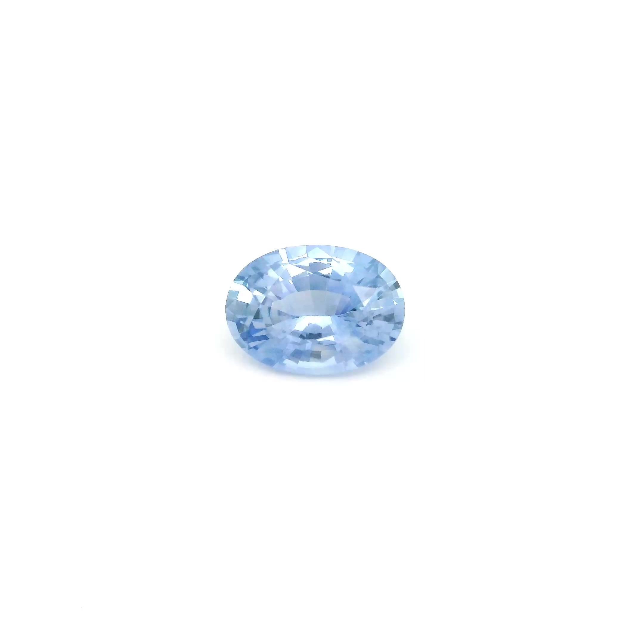0.94 Carat Blue Oval Sapphire