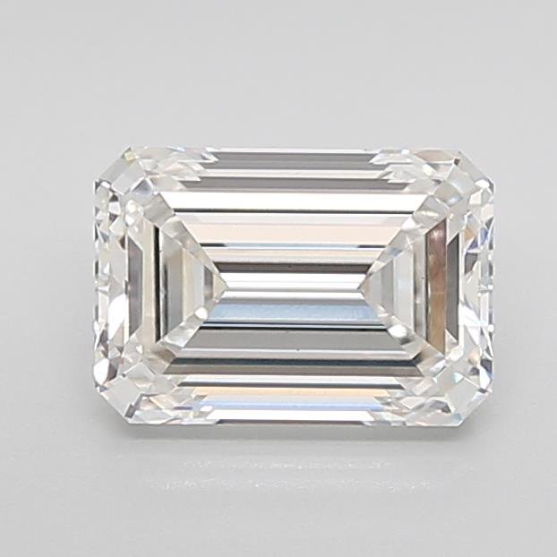 2.51ct F VS1 Rare Carat Ideal Cut Emerald Lab Grown Diamond