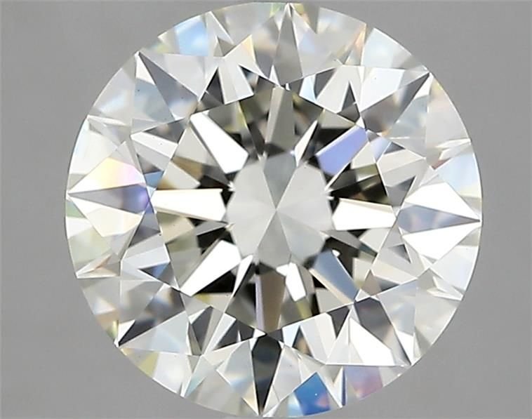 3.04ct K VVS1 Rare Carat Ideal Cut Round Diamond