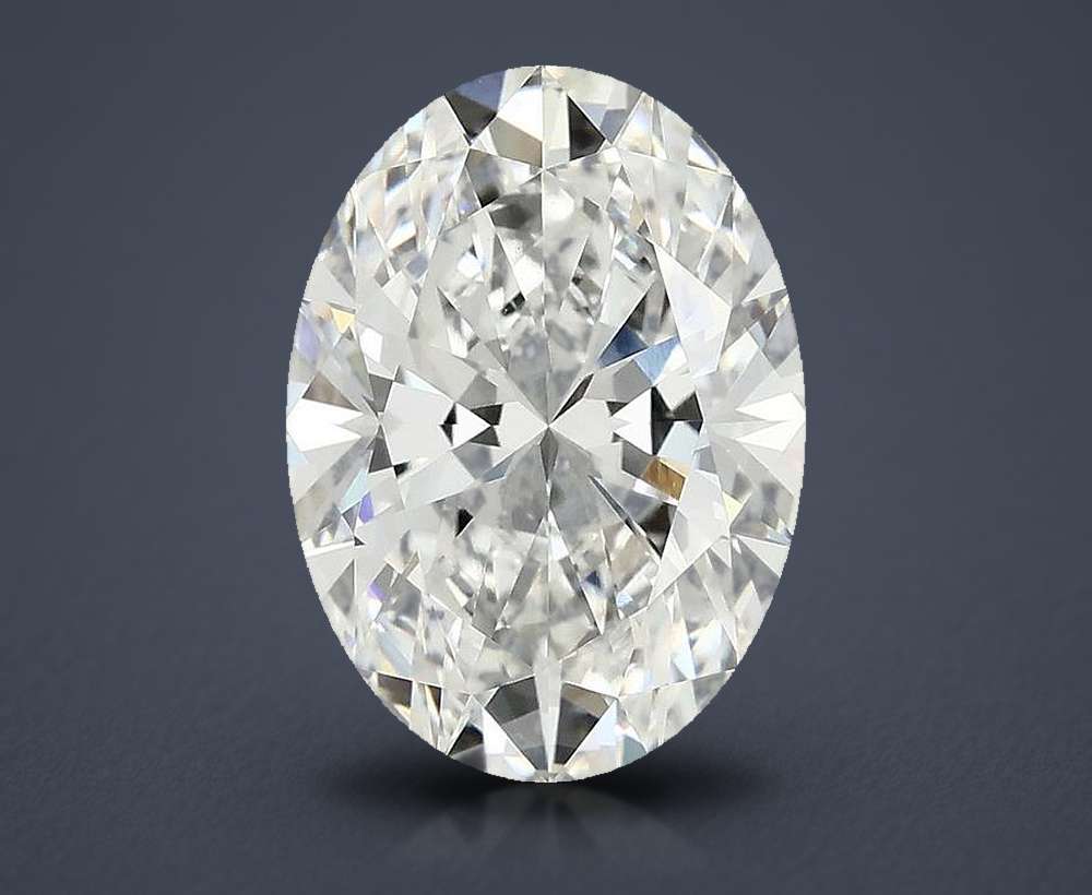 3.86 Carat Oval Lab Diamond