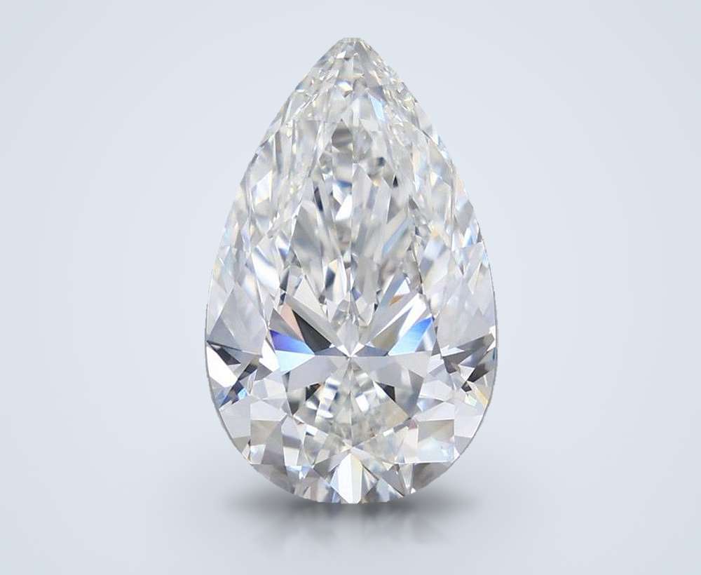 7.02 Carat Pear Lab Diamond